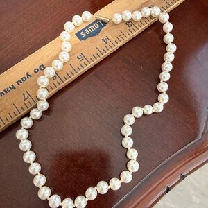 Vintage Faux Pearl Necklace